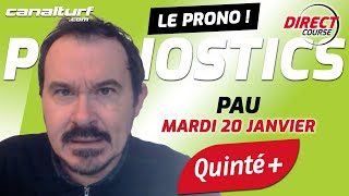 emission video des courses turf pmu du Mardi 20 janvier 2026