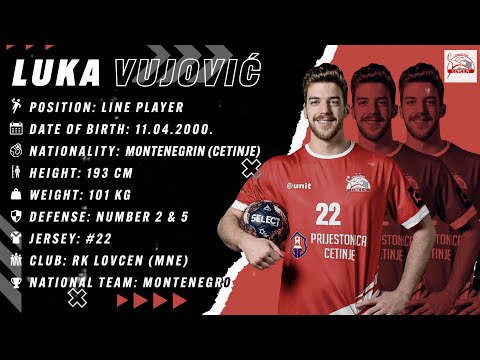 Luka Vujovic | Line Player | RK Lovcen | Highlights | Handball | CV | 2023/24