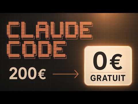 🚀 Claude Code GRATUIT : Les astuces pour ne PLUS JAMAIS manquer de tokens