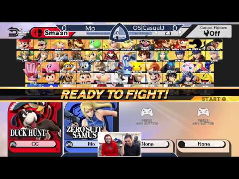 Sm4sh@Mines 48 - OS|CasualJ (Duck Hunt) Vs. Mo (Zero Suit Samus, Sheik) - Losers Semifinals