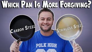 Which Pan is More Non-stick | Carbon Steel vs Stainless Steel Egg Test