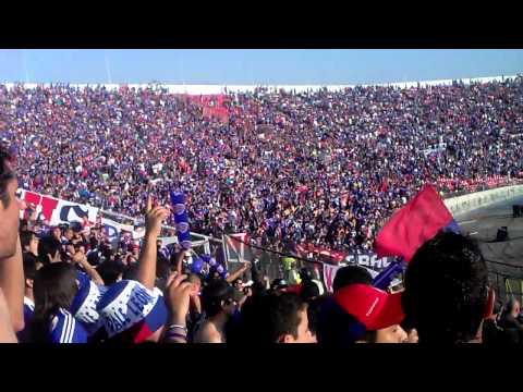 "ENTRA LA BARRA LOS DE ABAJO BANDA DEL BUHO FINAL SUDAMERICANA" Barra: Los de Abajo • Club: Universidad de Chile - La U