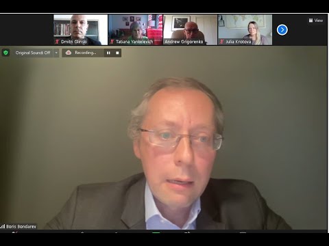 Remarks by Boris Bondarev at our Ukrainian and Russian Diasporas' Antiwar Roundtable (Aug. 25, 2022)