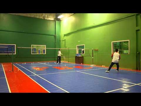 2012-01-28 James - 平抽防守 網前進攻