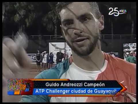 Guido Andreozzi campeón ATP Challenger ciudad de Guayaquil