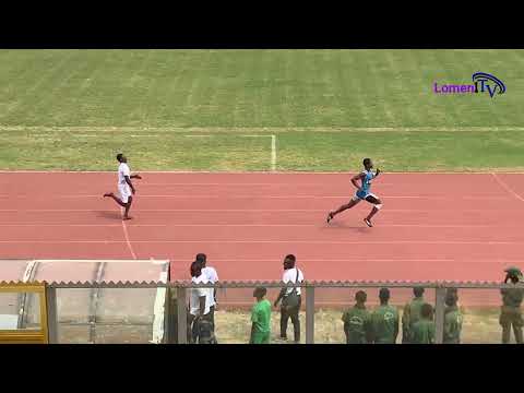 Boy’s 200m heat 1. 23.10sec. Ashanti Region TVET athletics competition 2026.