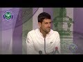 Novak Djokovic Fourth Round Press Conference Wimbledon 2019