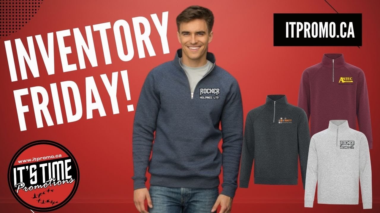Inventory Friday -1/4 zip Sweatshirt