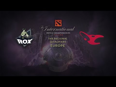 RoX.KIS -vs- Mouz, TI4 EU Qualifier, WB Final, Game 1