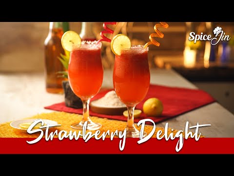 Strawberry Delight Recipe II Make natural juice at home