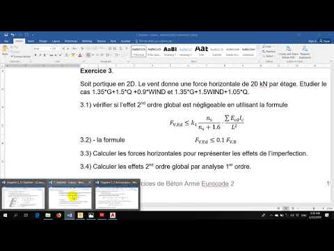 Global 2nd order effect on building by Robot