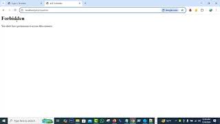 Download the video "Forbidden you don't have permission to access this resource when login phpmyadmin with laragon."