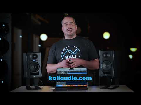 Slide 3 - Kali Audio 2-Way Studio Monitors 4"+1". Bluetooth Onboard, Pair WHITE (video)