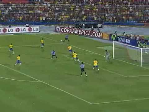 Copa América 2007: Brasil 2x2 Uruguai