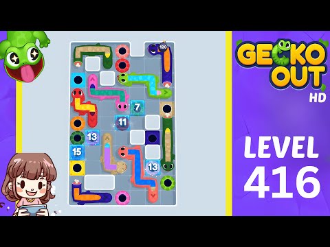 Gecko Out Level 416 Solution Walkthrough