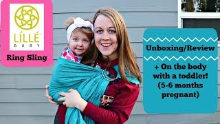 Lillebaby Ring Sling (Wearing a toddler while pregnant)