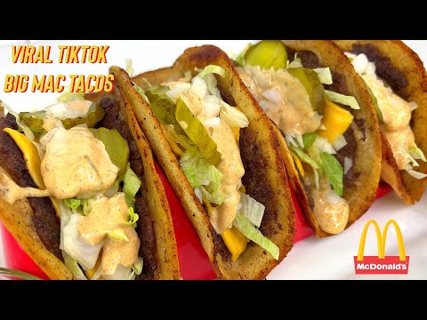 HOW TO MAKE THE VIRAL TIKTOK BIG MAC TACOS AT HOME!