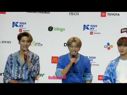 190706 ATEEZ fan engagement + Hitouch clips KCON NY 2019