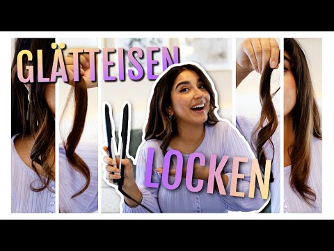 CURLS WITH A STRAIGHTENING IRON 🤩 5 TYPES & CURTAIN BANGS STYLING | Sanny Kaur