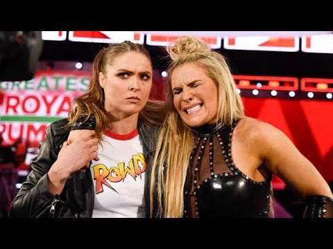 Ronda Rousey ruturns SAVES Natalya et and breaks the arm of Mickie James. Raw 23.04.18 (HD)