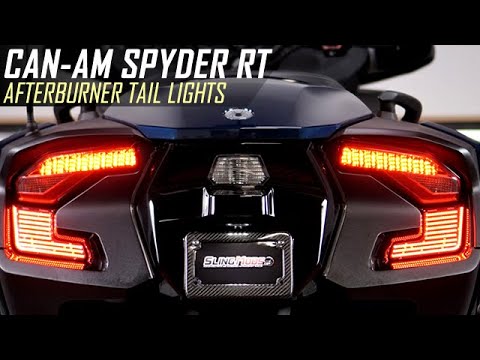 Can-Am Spyder RT LED Afterburner Tail Lights | Install Gen 1/2