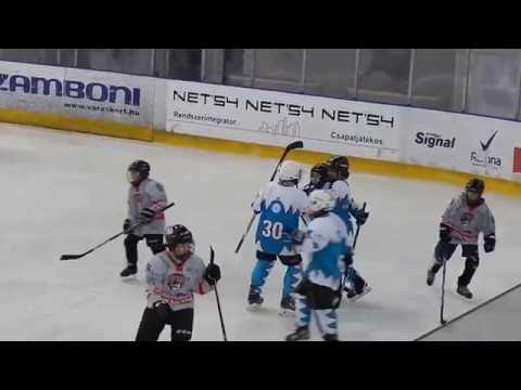 Bence fantasztikus szóló gólja a Veszprémi Jéglovagok elleni mérkőzésen