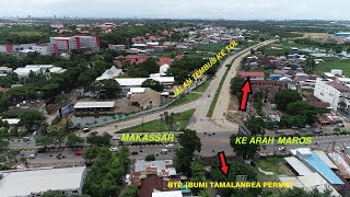 Download lagu AKSES JALAN TEMBUS TOL SUTAMI DEPAN BUMI TAMALANREA PERMAI MAKASSAR || Drone View by DJI P4P mp3