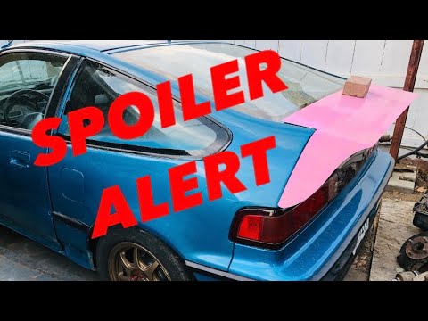 J32 CRX Gets a Custom Spoiler!