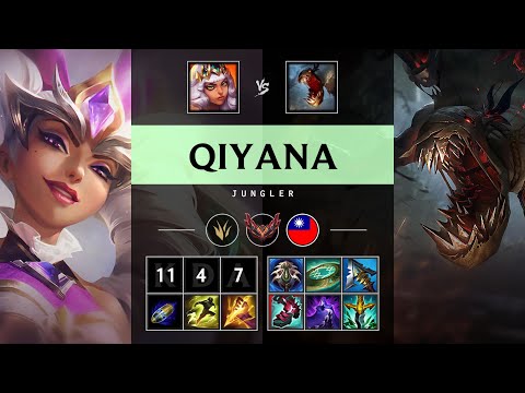Qiyana Jungle vs Fiddlesticks - TW Grandmaster Patch 25.20