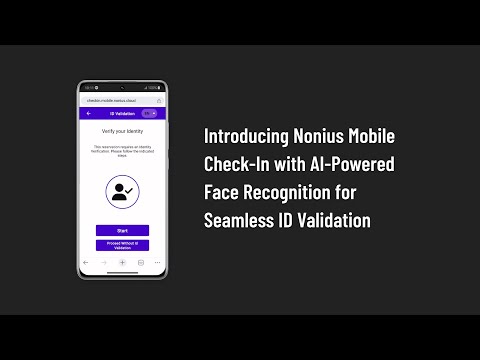 Introducing Nonius Mobile Check-In with AI-Powered Face Recognition for Seamless ID Validation