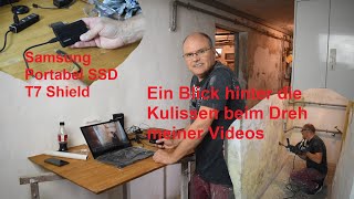 Ein Blick hinter die Kulissen beim Videodreh und ein Test der Samsung SSD T7 Shield