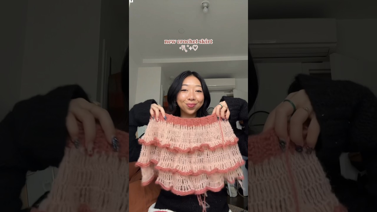 ruffle skirt crochet pattern finally out!! (full vid on my channel)