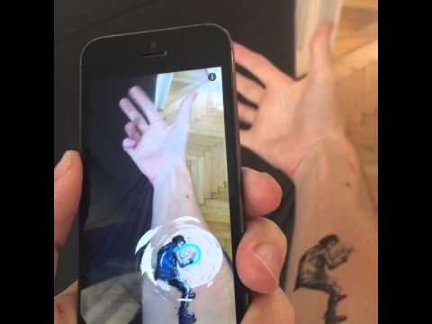 Comic artist brings his tattoo to life!