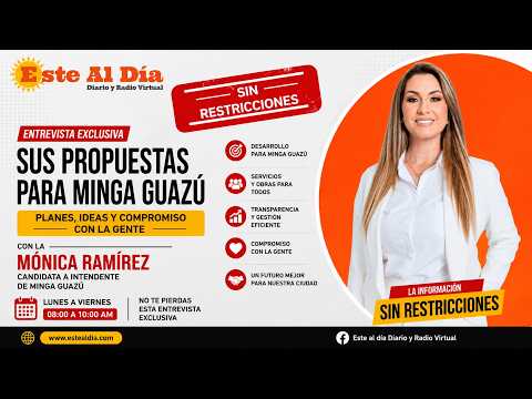 Mónica Ramírez presenta sus propuestas para transformar Minga Guazú