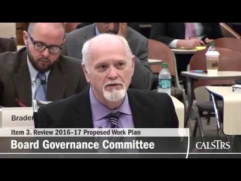 Teachers' Retirement Board June 2016 - Board Governance Committee