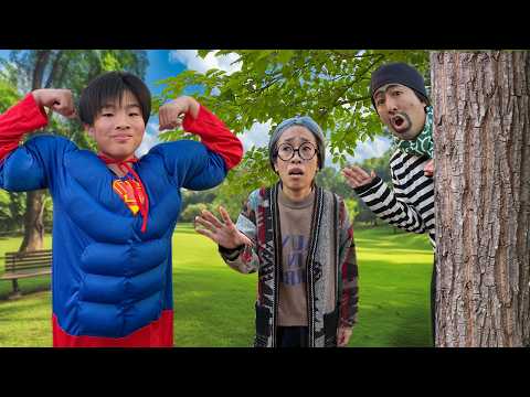 【寸劇】かえであーたんはスーパーヒーローになって世界を救う！　Kaede and Ahtan transform into superheroes and save the world