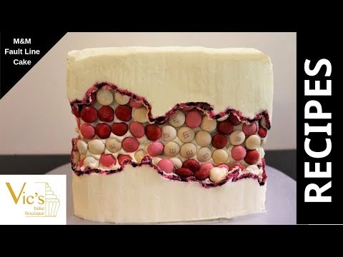 M & M Fault Line Cake - Vic Viveka