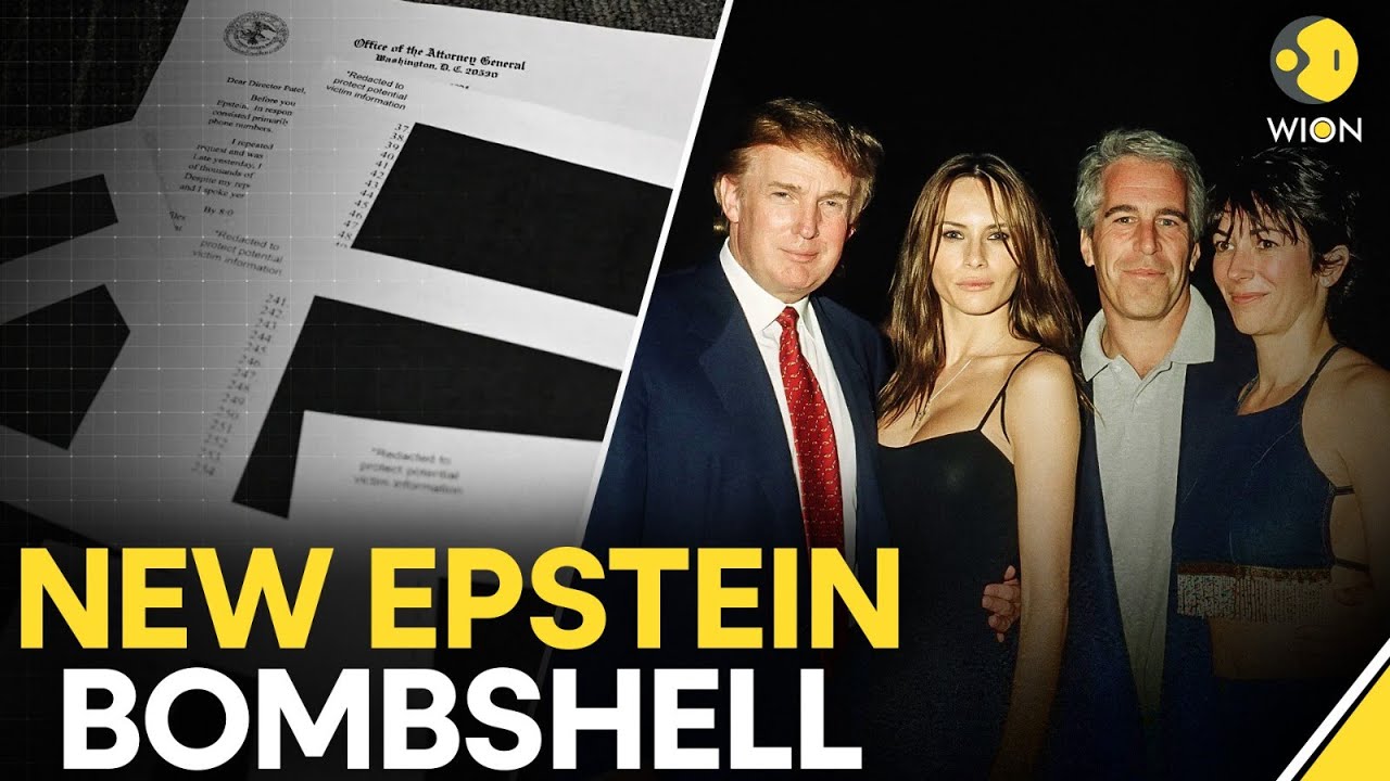 Epstein Files LIVE: DOJ Confirms One Million New Files | Democrats Allege Trump Cover-Up | WION