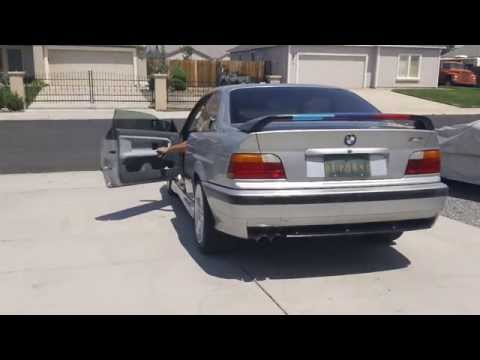 96 BMW E36 M3 with Cherry Bomb Extreme 7481 muffler