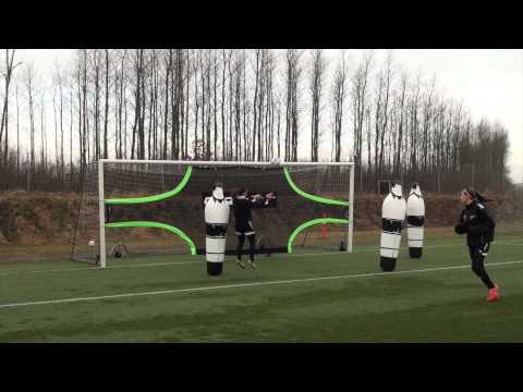 Fortuna Hjørring training with BTM - Ball Training Machine