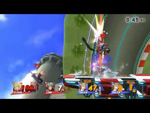 Cloud, Link VS Zelda, Zelda