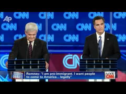 Romney's Forceful Debate Style Scores in Florida