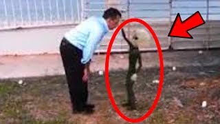 7 Real Aliens Caught on Tape (NEW) 2017