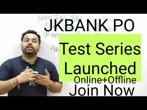 Jkbank Po Pre Exam | Test Series Launched | Dont Miss @Career Success