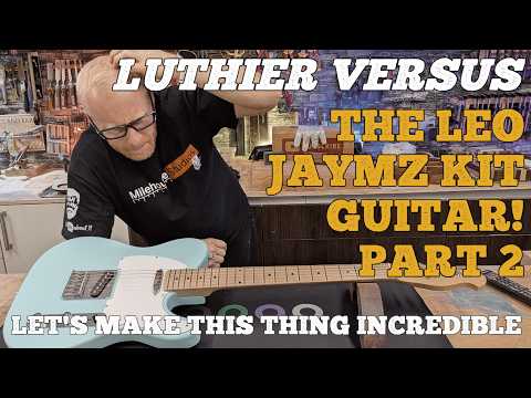 Luthier Versus The Super Cheap Leo Jaymz Kit Guitar!