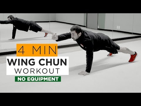 4 MINUTE WING CHUN  WORKOUT / No Equipment | For Beginners