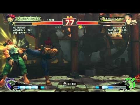 Super Street Fighter 4 AE 2012 First to 5 GG Halibel (Gouki) vs CH Easyman (Ryu) Part 3