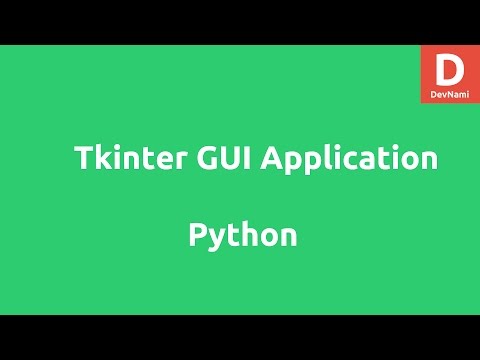 Tkinter GUI Programming with Python