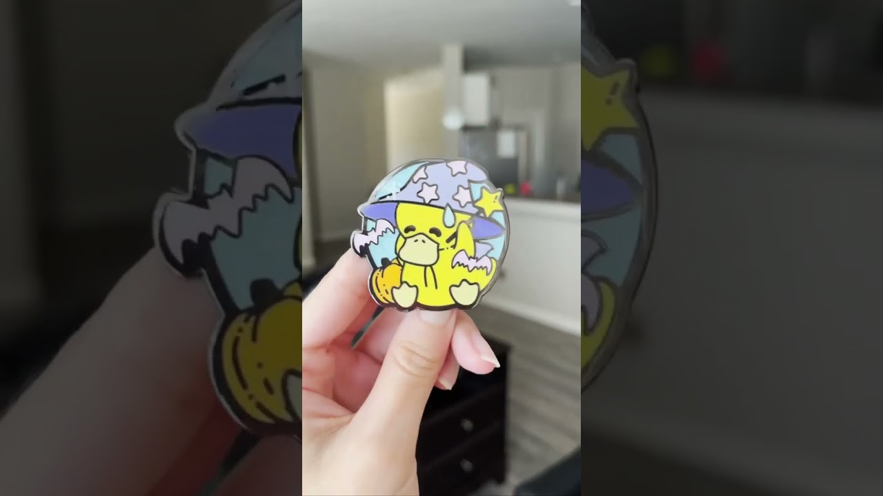 Cute pins and keychains available in my shop! #shorts #relatable #artist