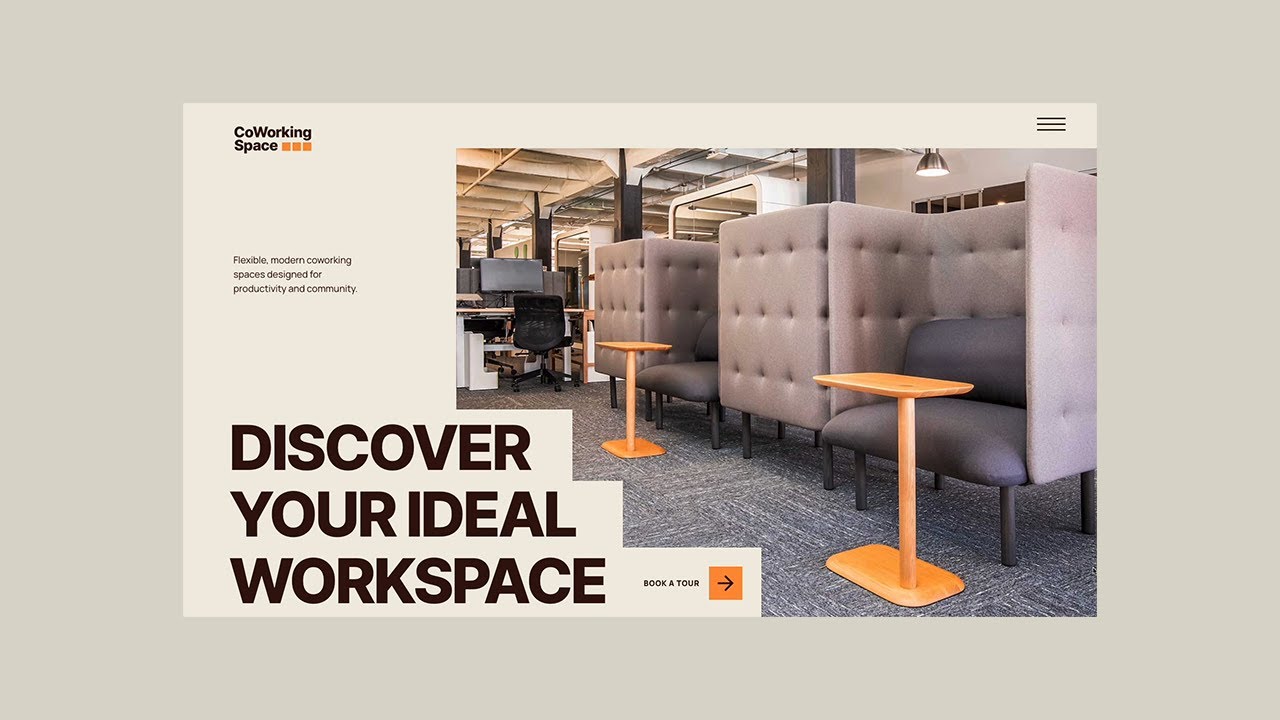 Coworking Space Website Template for WordPress